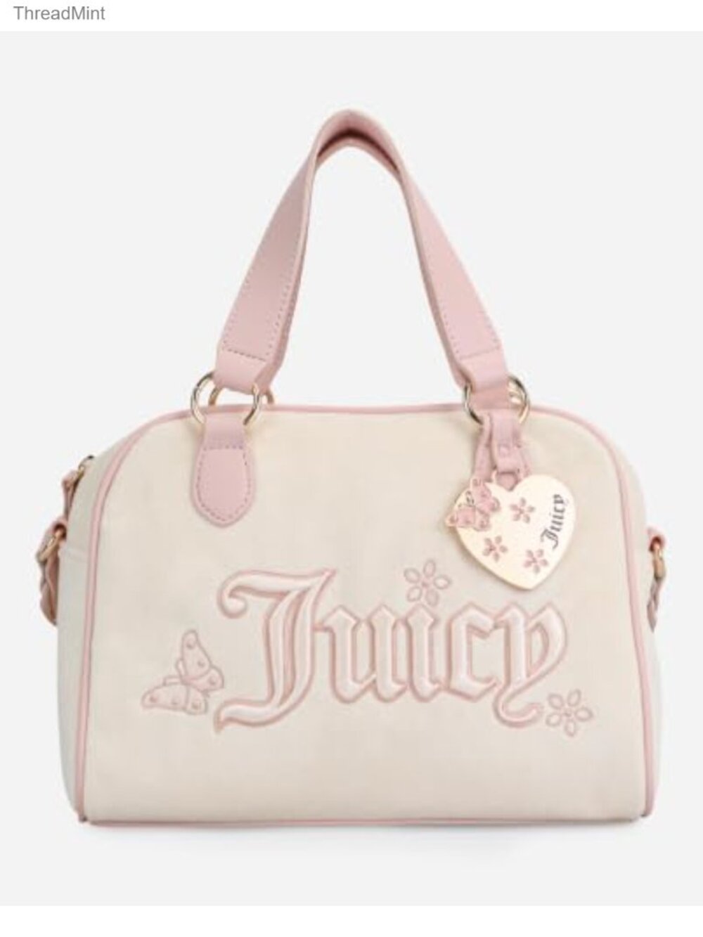 Satchel Handbag Spacious Adjustable Zipper Purse Polyurethane Vegan